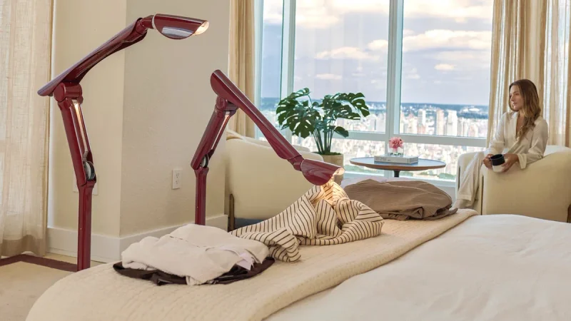 Concealed as a Floor Lamp, This $2,699 Robot Folds Laundry for You