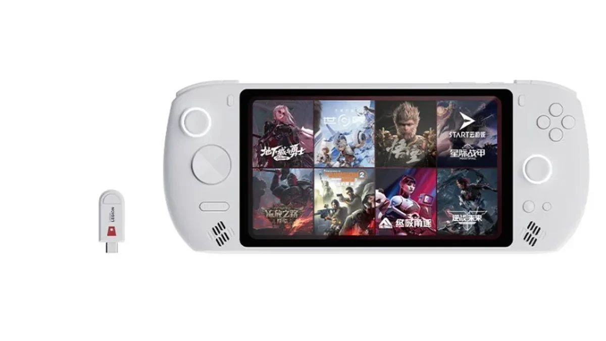 Lenovo Legion C700 handheld gaming console featuring 7.82-inch display and integrated controls