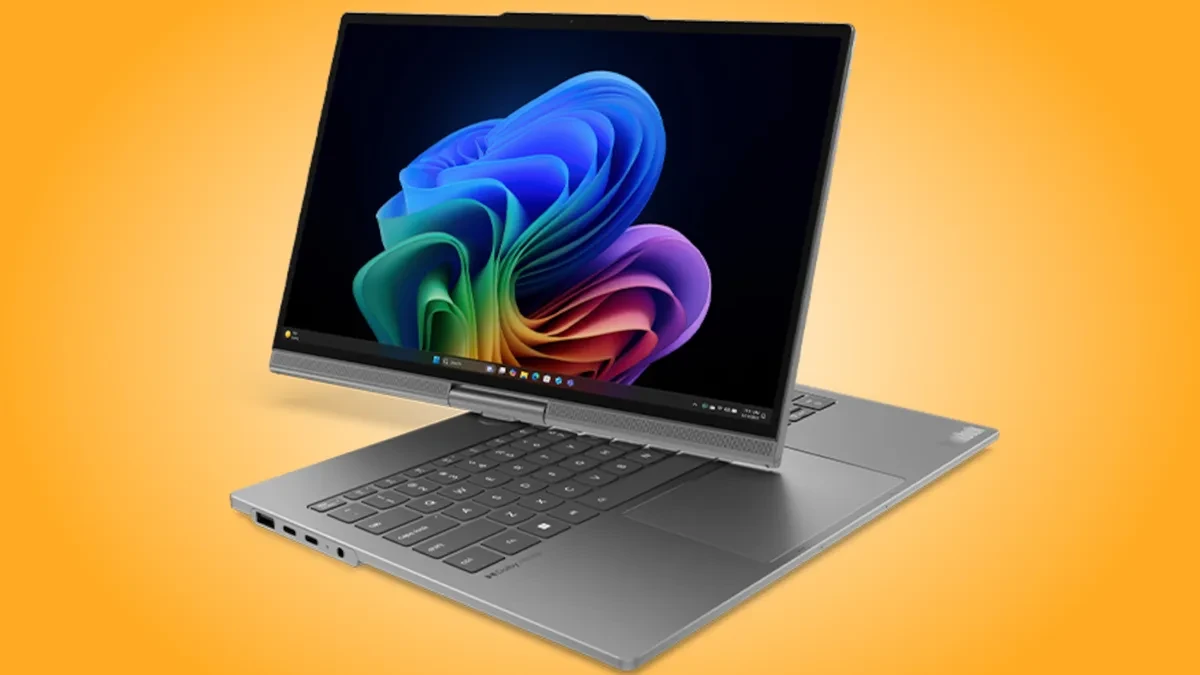 Lenovo ThinkBook Plus Gen 7 Auto Twist featuring its motorized rotating display mechanism