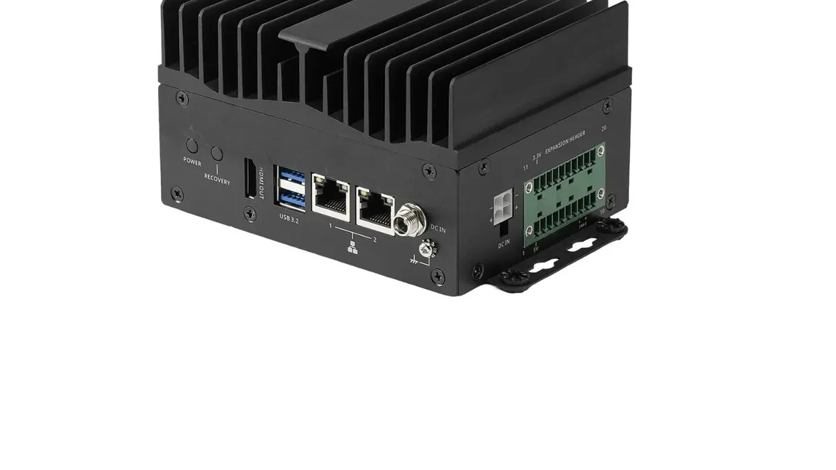 MSI MS-C9ZA fanless industrial mini PC with Nvidia Jetson Orin Nano and industrial ports