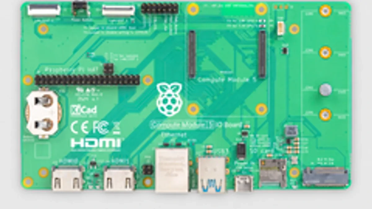 Raspberry Pi board with soldered memory highlighted to illustrate locked RAM upgrades