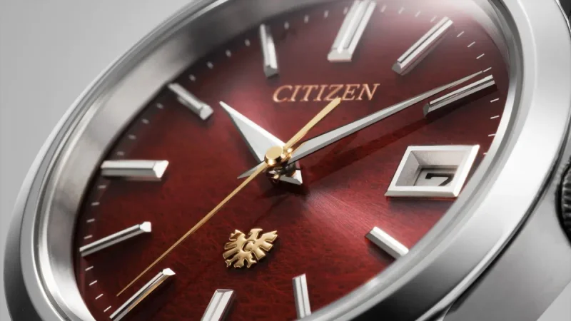 This $2,995 Citizen Watch Hides Solar Cells Behind Handcrafted Washi Paper