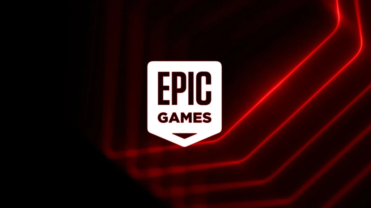 Epic Games Store logo and upcoming free game promo artwork