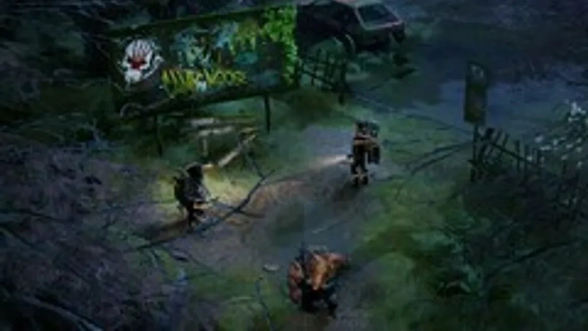 Mutant Year Zero Road to Eden characters exploring a post-apocalyptic wasteland