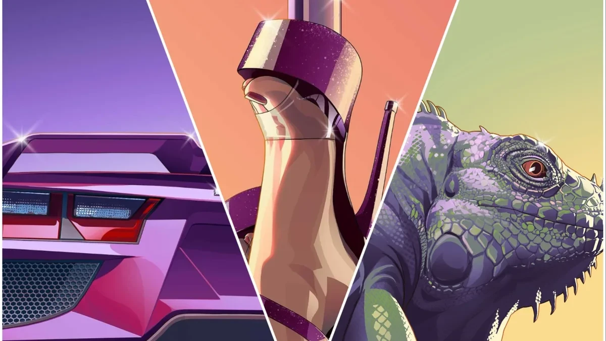 Grand Theft Auto VI logo and artist collaboration teaser concepts
