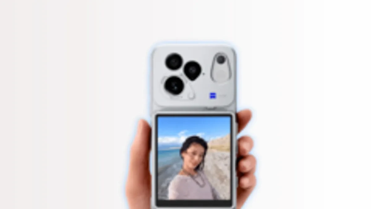 Vivo X500 smartphone with Zeiss cameras, magnetic case, and Snap Screen accessory