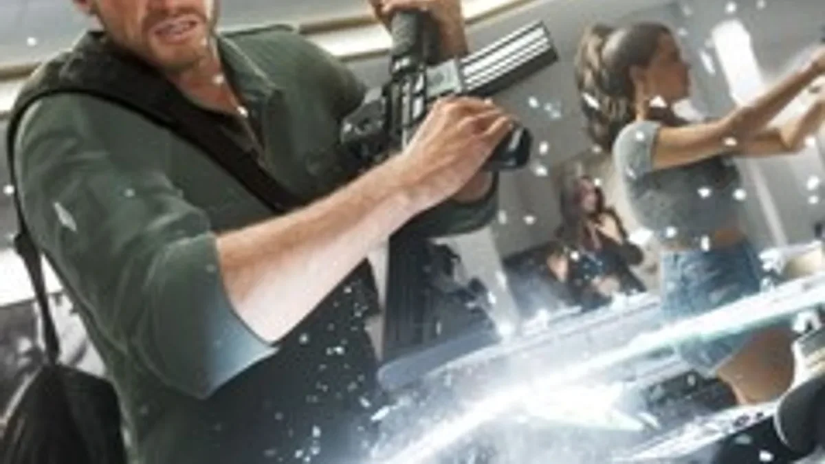 A high-stakes jewelry store heist scene from Grand Theft Auto VI