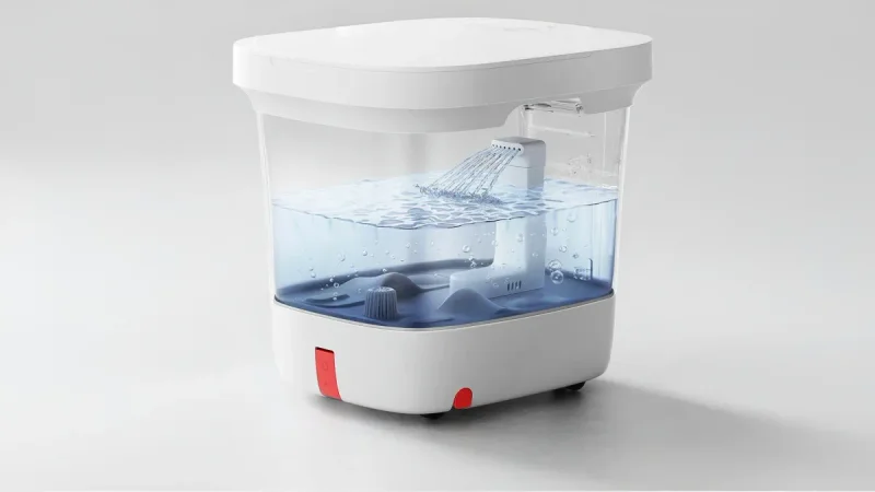 Xiaomi's New Foot Bath Finally Solves the Messy Home Spa Cleanup