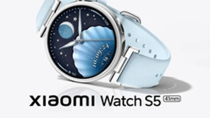 Xiaomi’s Smaller Watch S5 Targets Big-Watch Battery Anxiety