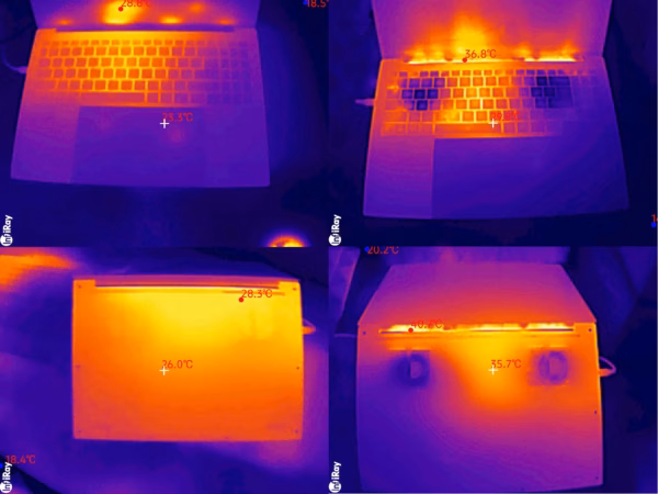 Acer Swift 16 stays cool even under stress