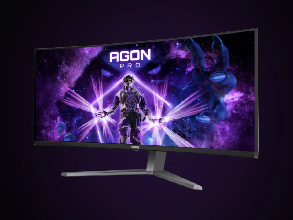 Agon Pro AGP346UCSD OLED gaming monitor with curved 34-inch display
