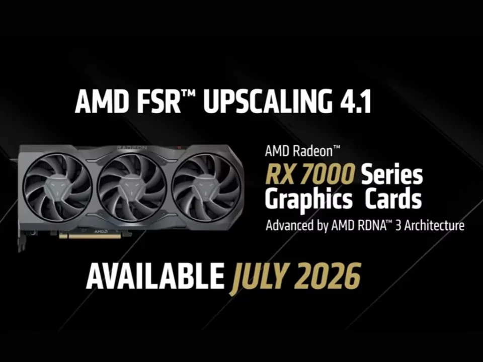 AMD FSR 4.1 upscaling on RDNA 3 and RDNA 2 GPUs