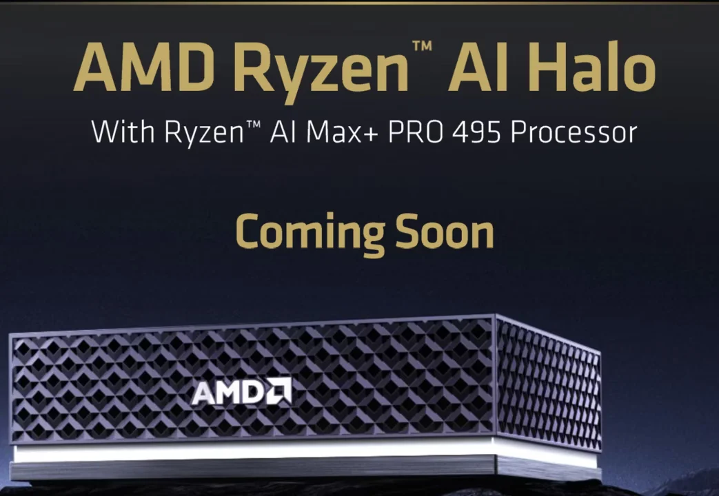 AMD Ryzen AI Max 495 Pro processor with up to 192GB RAM support