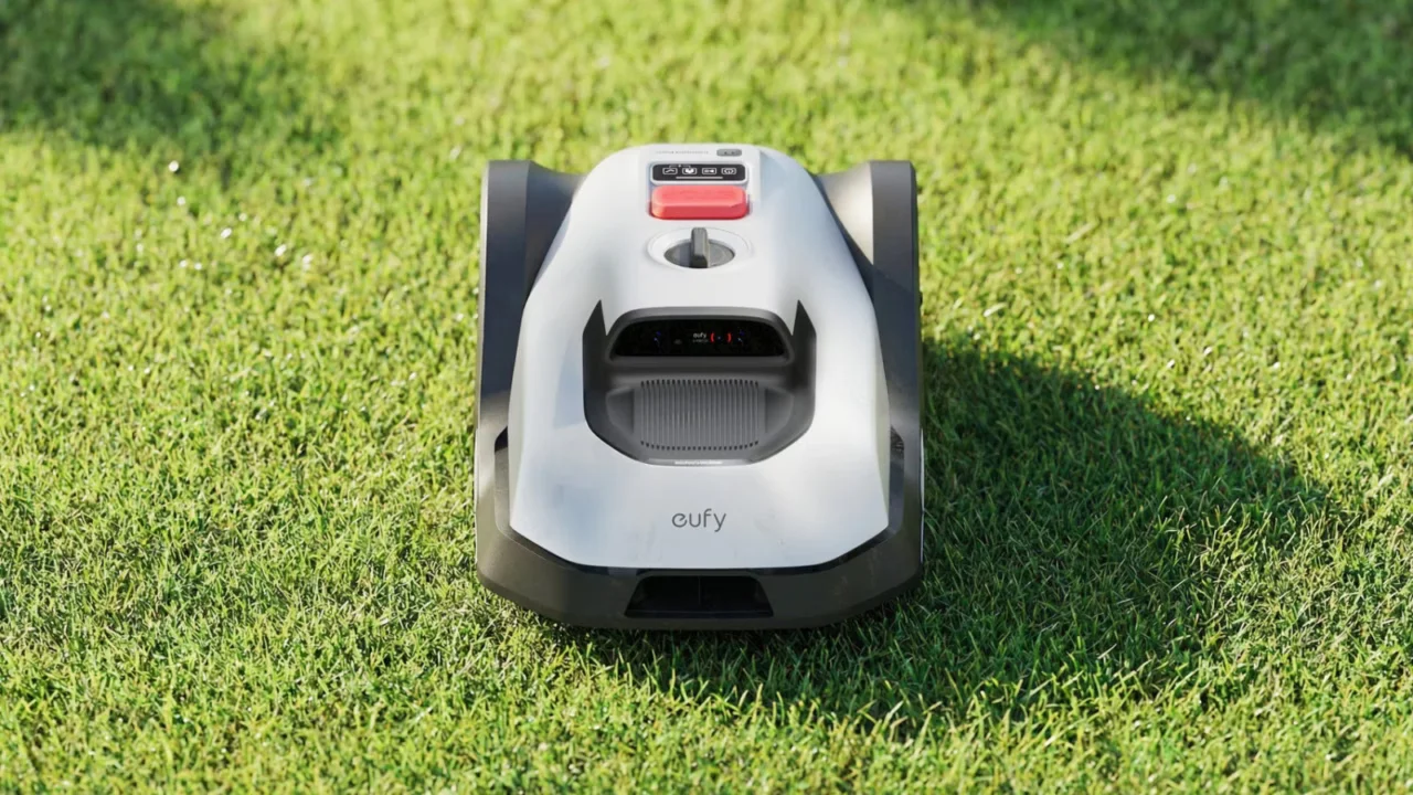 Anker Eufy C15 robotic lawnmower for small lawns with wireless setup
