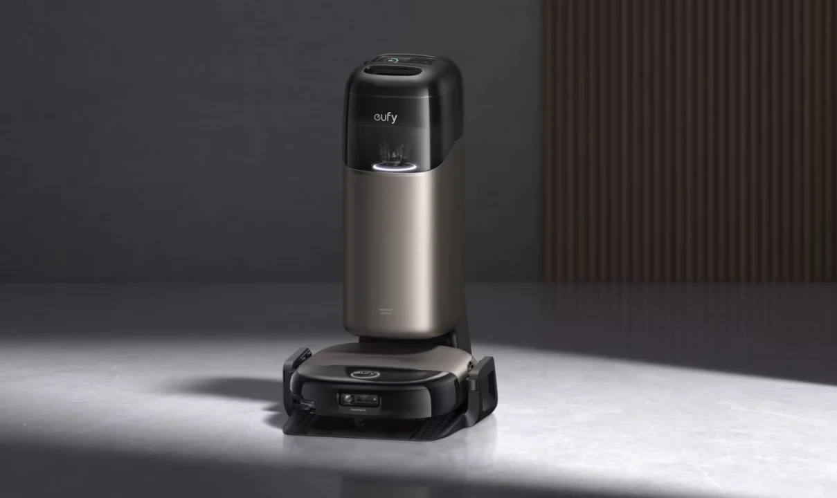 Anker Eufy HydroJet S2 robot vacuum with roller mop and fragrance diffuser