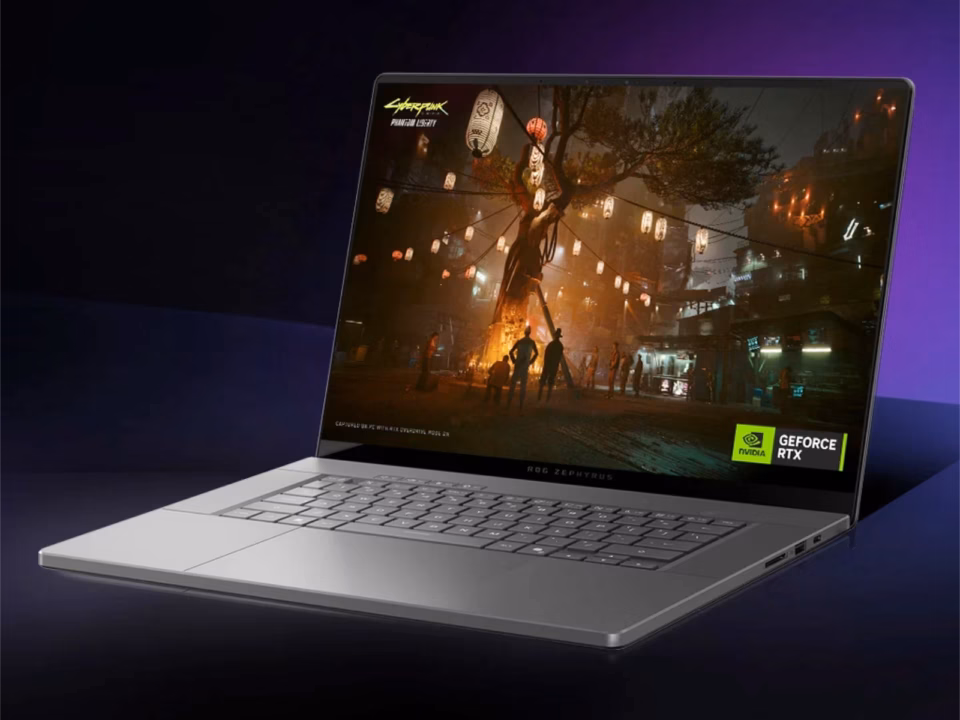 Asus ROG Zephyrus G16 gaming laptop with Nvidia GeForce RTX GPU and 64 GB RAM