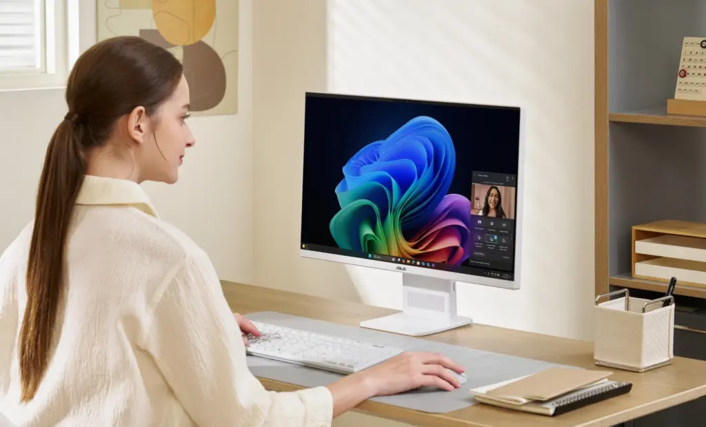 Asus VM441 Review: Snapdragon X in an AiO Desktop—Worth It? 23.8-inch touchscreen with 1080p resolution and 100% sRGB