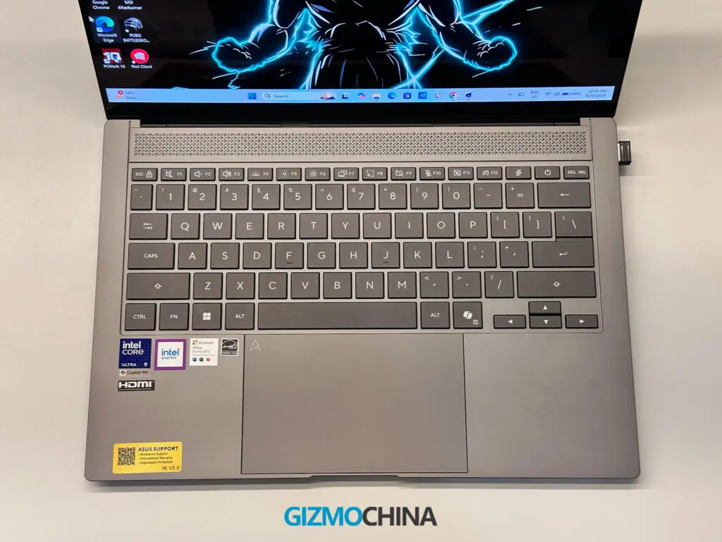 Asus Zenbook S14 UX5406AA Trackpad (Photo: Asus)