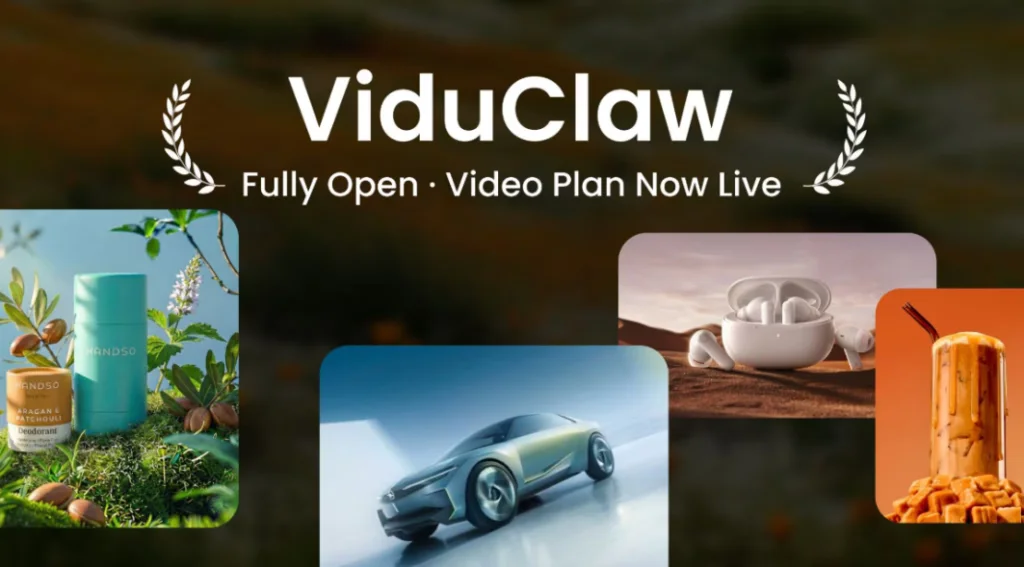 Automated AI video production workflow in Vidu Claw