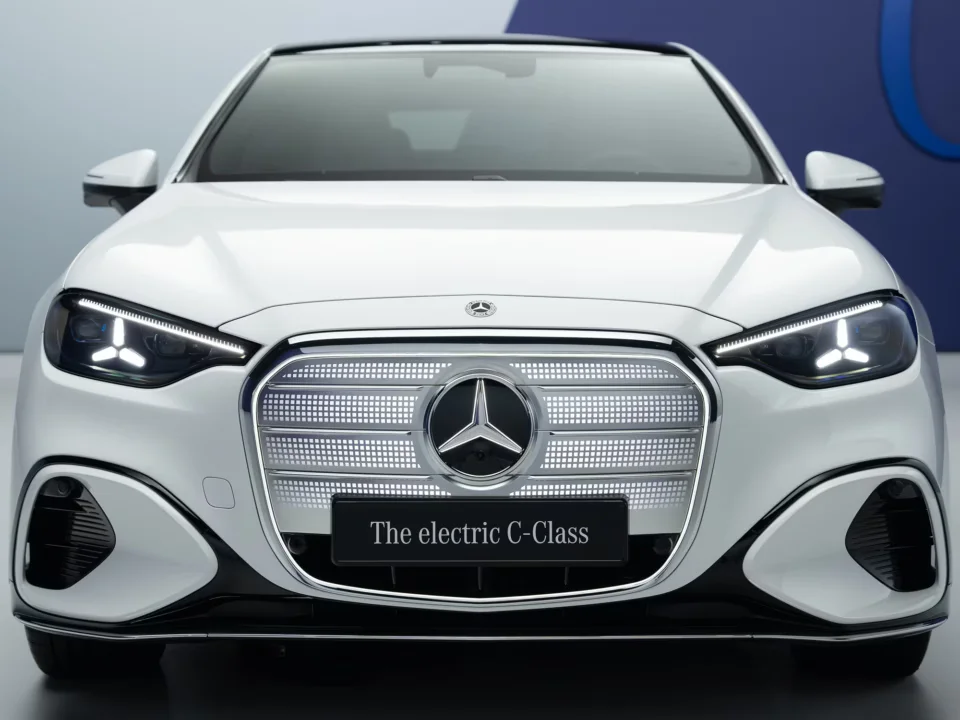 Bosch electric motor for Mercedes EVs showing advanced cooling and efficiency technology