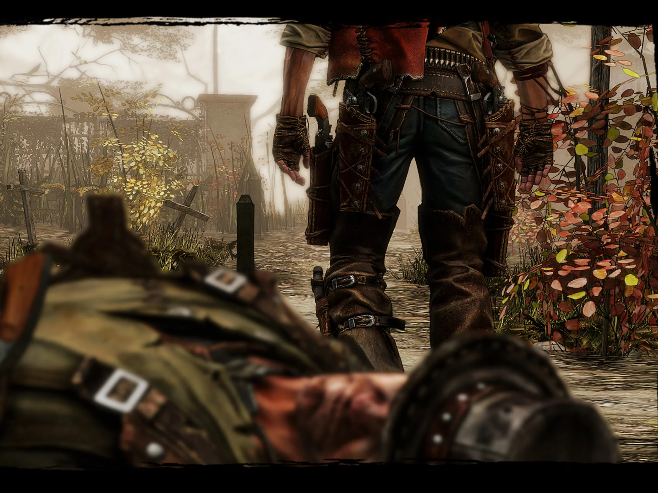 Call of Juarez Gunslinger game screenshot showing Western shooter action