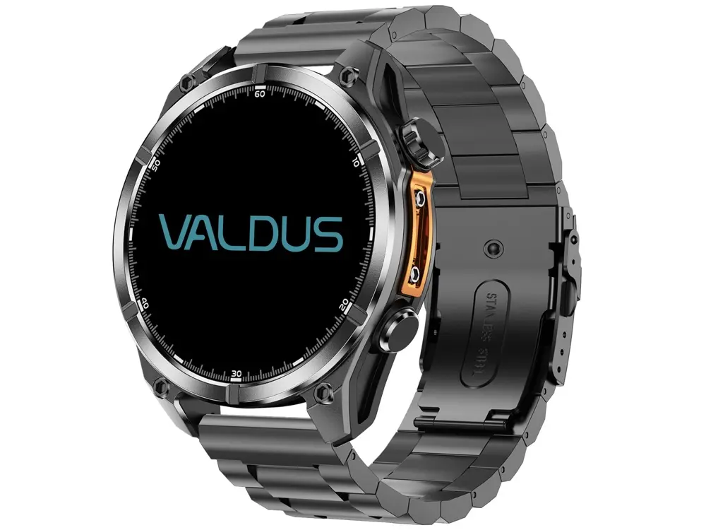 Can a $23 AMOLED Smartwatch Meet Your Basic Needs? Valdus VD40 Pro AMOLED smartwatch showing its colorful display and sleek design