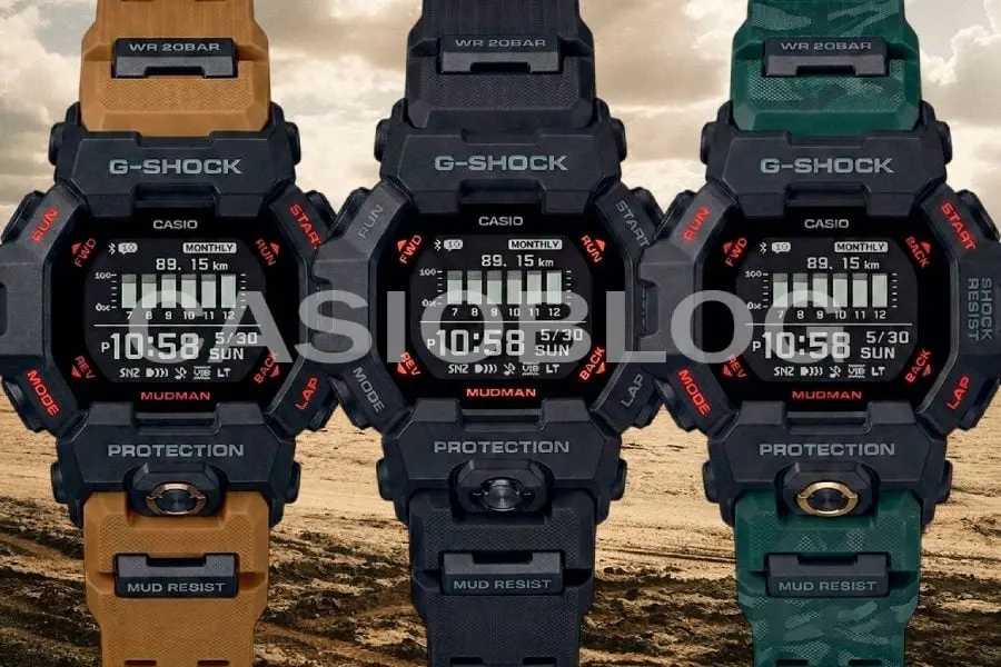 Casio G-SHOCK GDG-B100 MUDMAN Leak showing MIP display and rugged design (Photo: Casio)