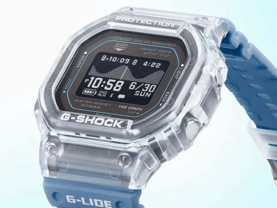 Casio GBX-H5600 fitness tracking watch with heart rate monitor and Bluetooth connectivity