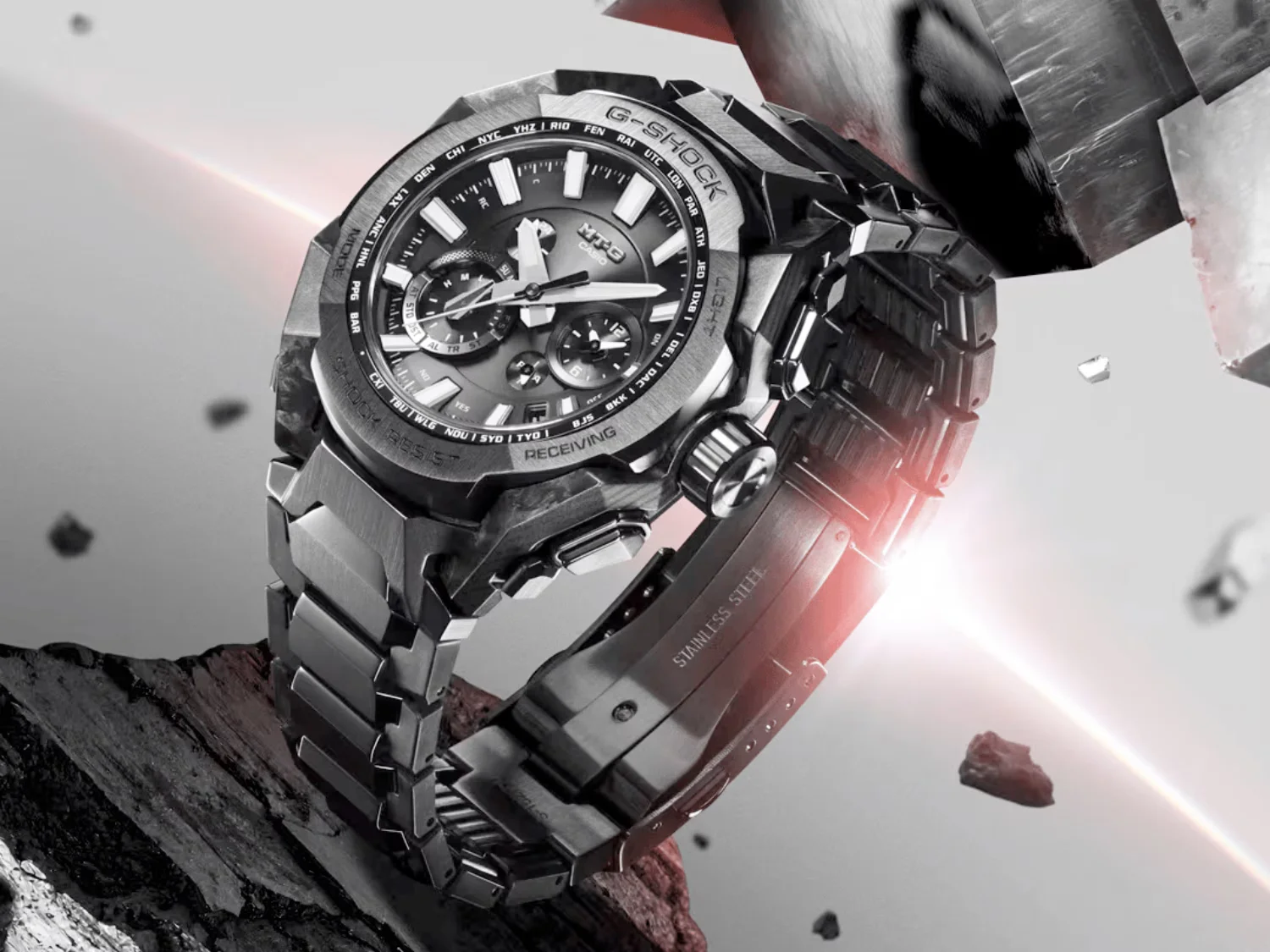 Casio Unveils MTG-B4000 Watches with Carbon Fiber and Triple G Resist