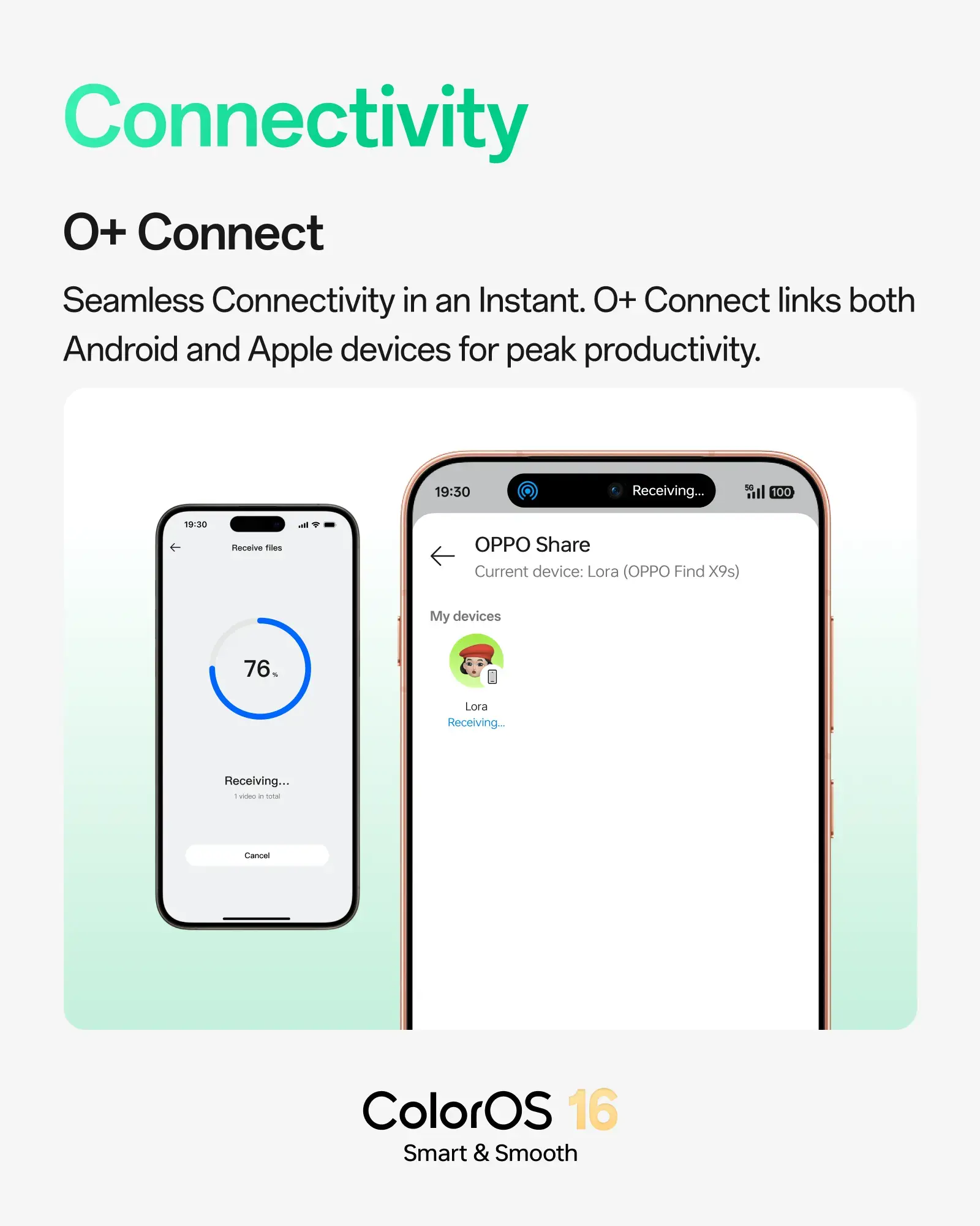 ColorOS Monthly Update interface showing Live Space features (Photo: Oppo)