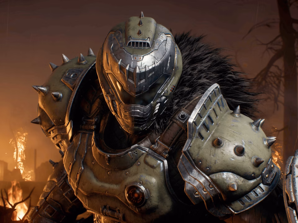 Doom The Dark Ages gameplay showing medieval action and demons on Steam