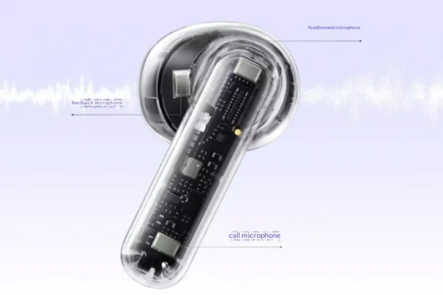 12mm dynamic driver inside Oppo Enco Air 5s with spatial audio