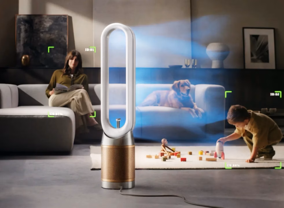 Dyson Find+Follow Purifier Cool with AI-driven airflow and air quality display