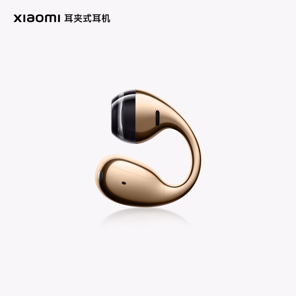 Xiaomi earbuds with touch controls on frame and bridge