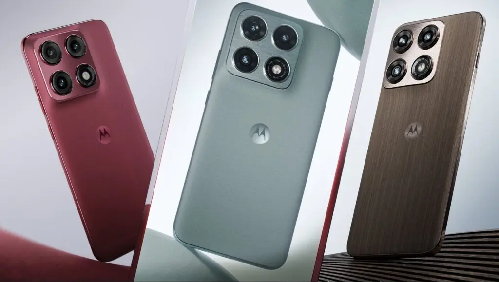 Motorola Edge 70 Pro+ multiple rear panel finishes
