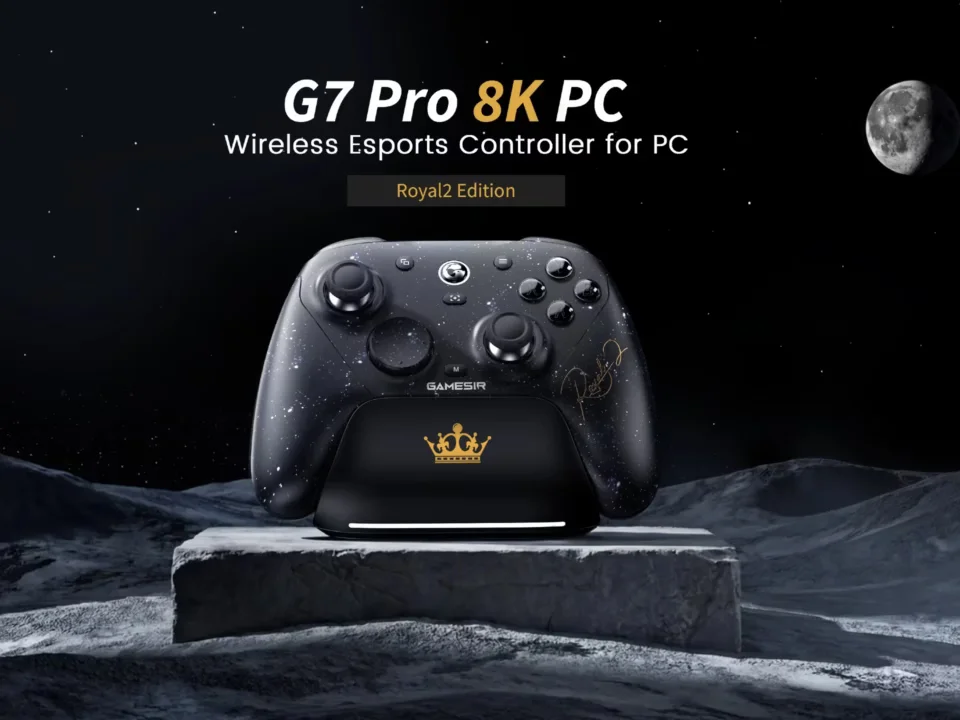 GameSir G7 Pro 8K PC Royal2 Edition gaming controller with starry black design