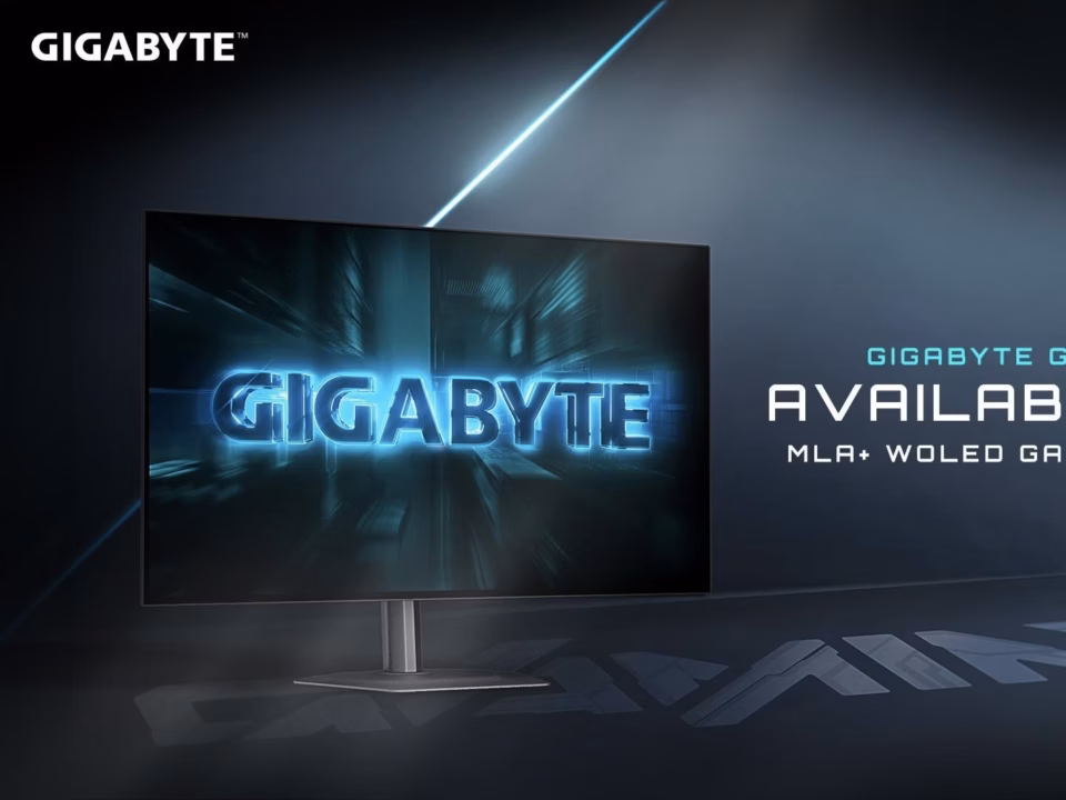 Gigabyte GO27Q24G 240Hz WOLED gaming monitor with borderless design