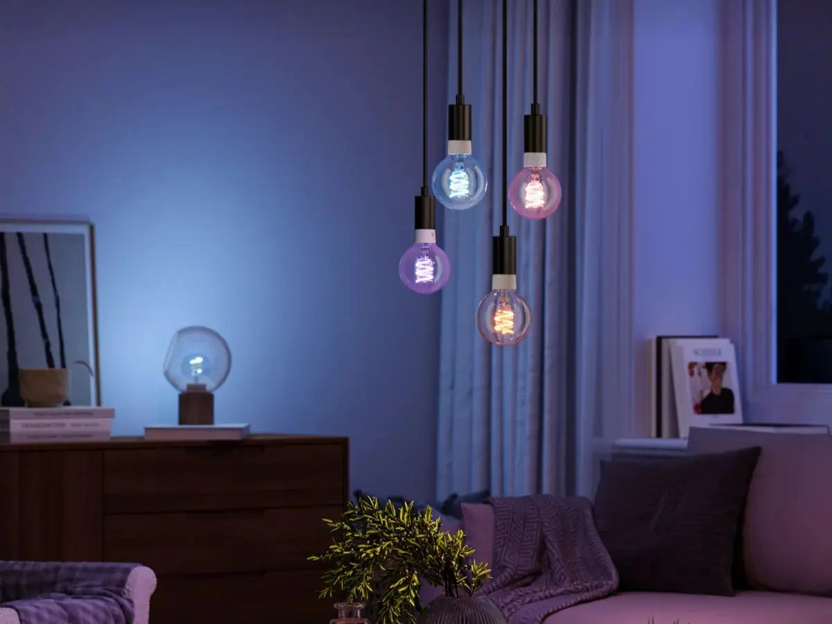 Govee vintage-style smart Edison bulb globe shape with smart home controls