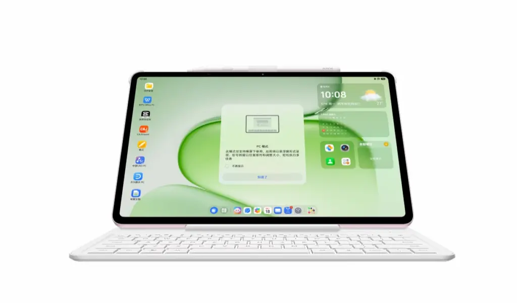 Honor Pad 20 rear and front 8MP cameras for video calls and photos