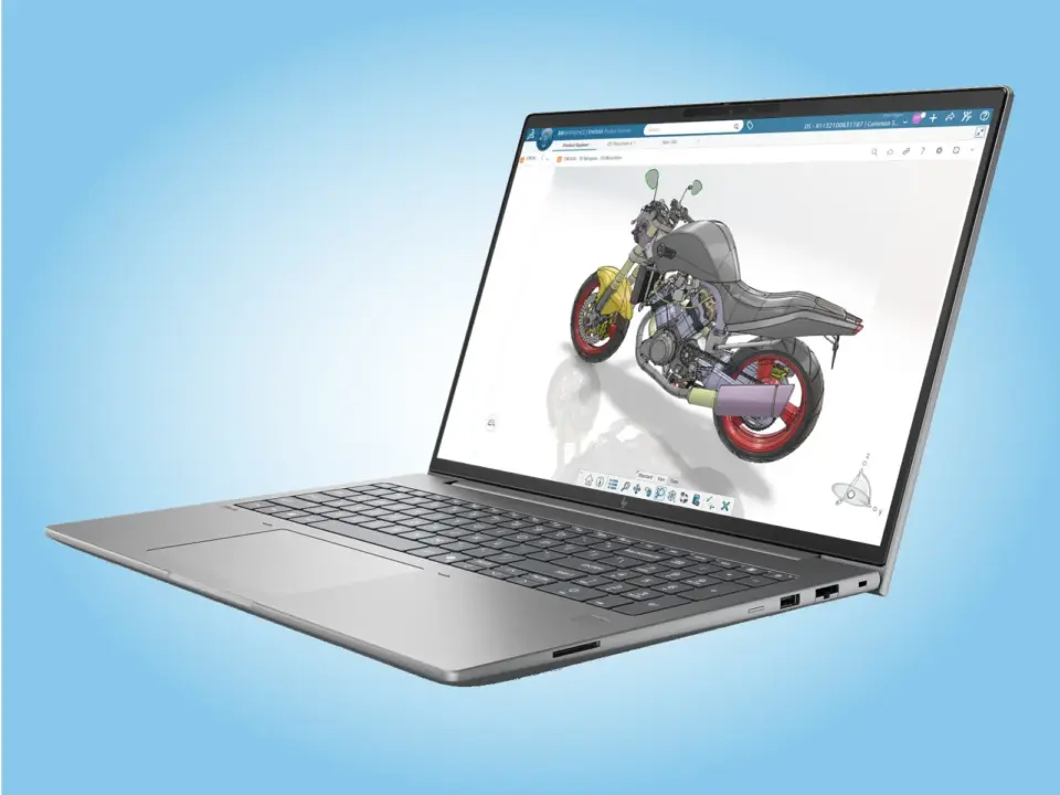 HP ZBook X G2i 16-inch laptop featuring Intel Panther Lake and Nvidia RTX Pro Blackwell graphics