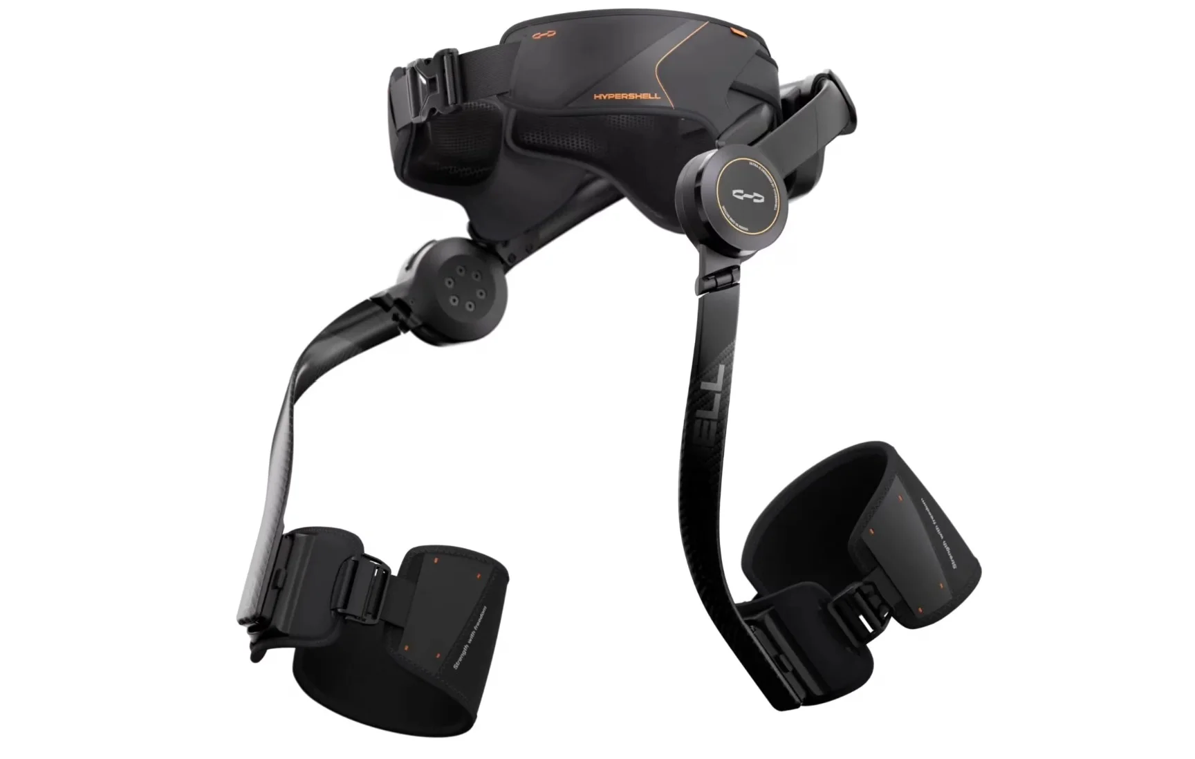 Hypershell X-series exoskeleton providing powered walking assistance