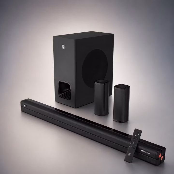iBall Cinebar 560 soundbar with 5.1 channel surround and wireless rear speakers