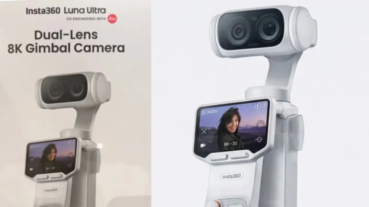 Insta360 Luna Ultra compact gimbal camera with premium features and pricing