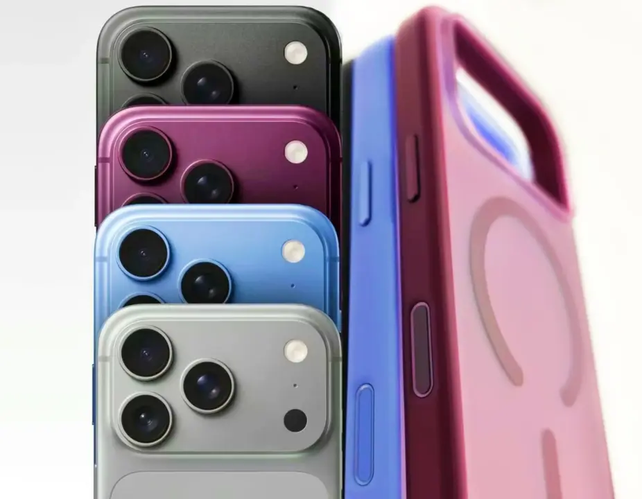 Leaked iPhone 18 Pro MagSafe cases showing new colors and design