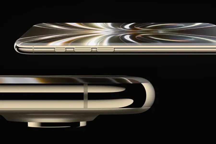 iPhone 20 Rumors: Quad-Curved Screen and No Buttons? iPhone 20 render showing quad-curved screen and no physical buttons