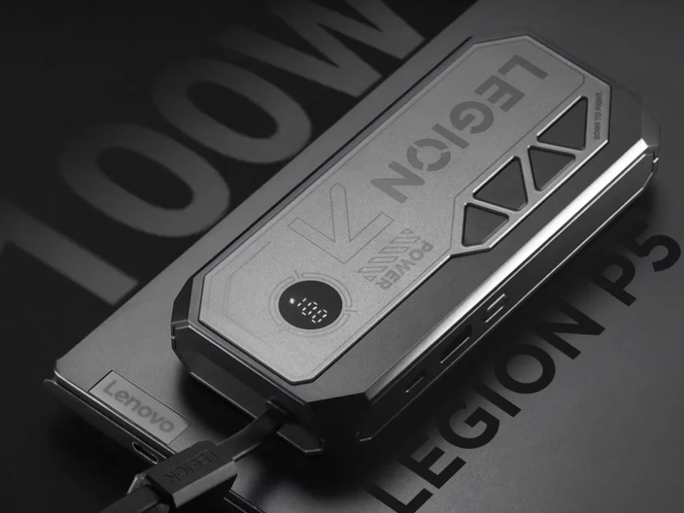 Lenovo Legion P5 10000 power bank with 100W fast charging capability