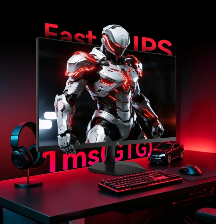 Connectivity ports of Lenovo Lecoo N2757Q gaming monitor