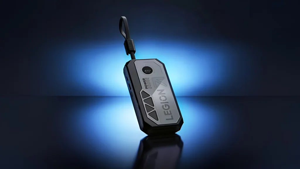 Lenovo Legion P5 front with digital charging display