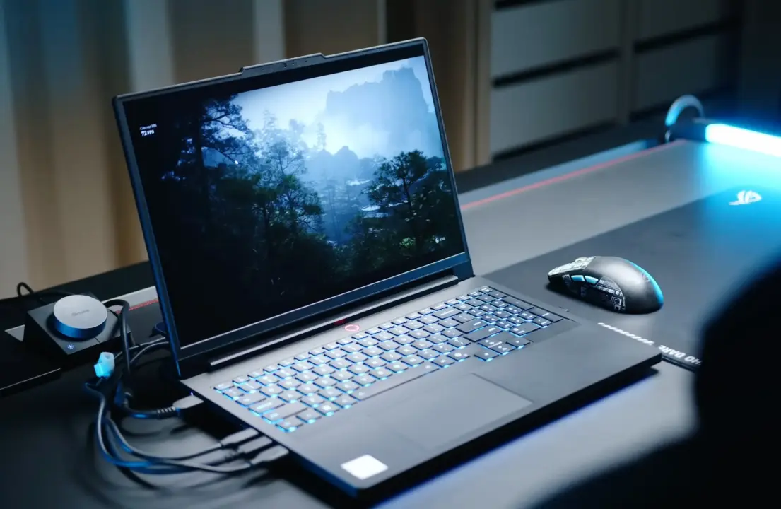Lenovo Legion Pro 7 gaming laptop with RTX 5080 and Core Ultra 9 processor