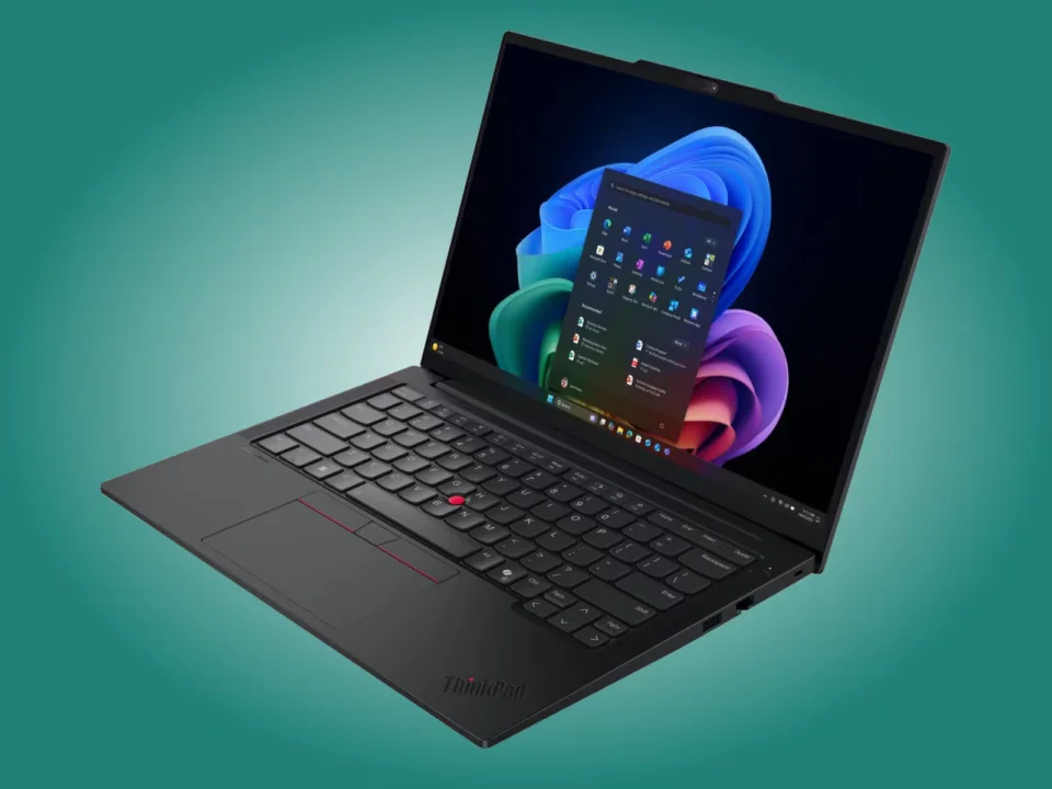 Lenovo ThinkPad E14 Gen 8 laptop with Intel Core Ultra processor and 14-inch display